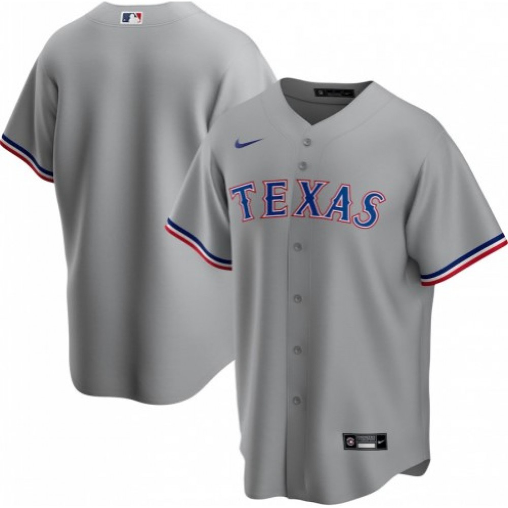 Men's Texas Rangers Gray Home 2020 Jersey-Pro Kit Vault | Brand New 26/27 Sports Jerseys